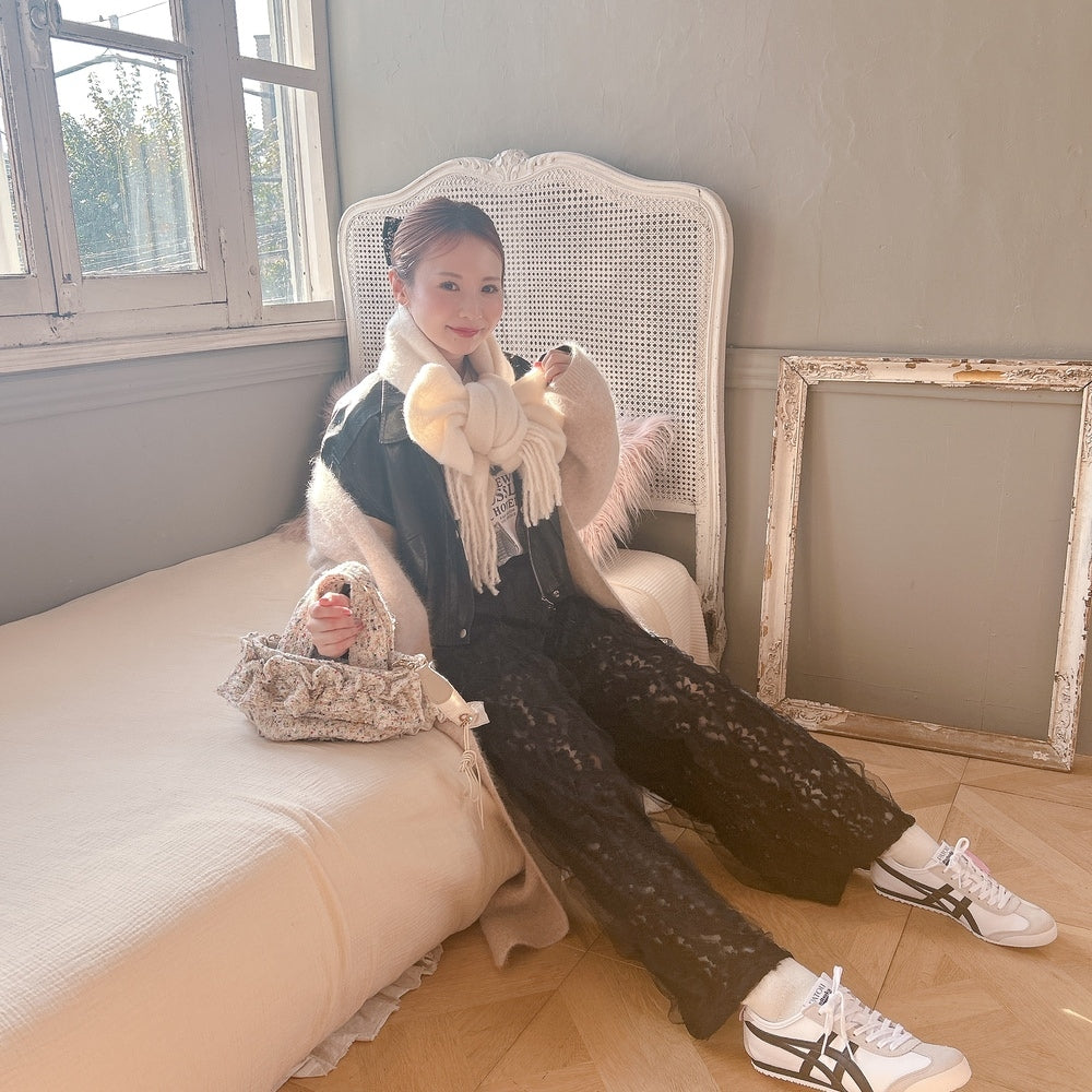 ★Volumeフェイクレザージャケット