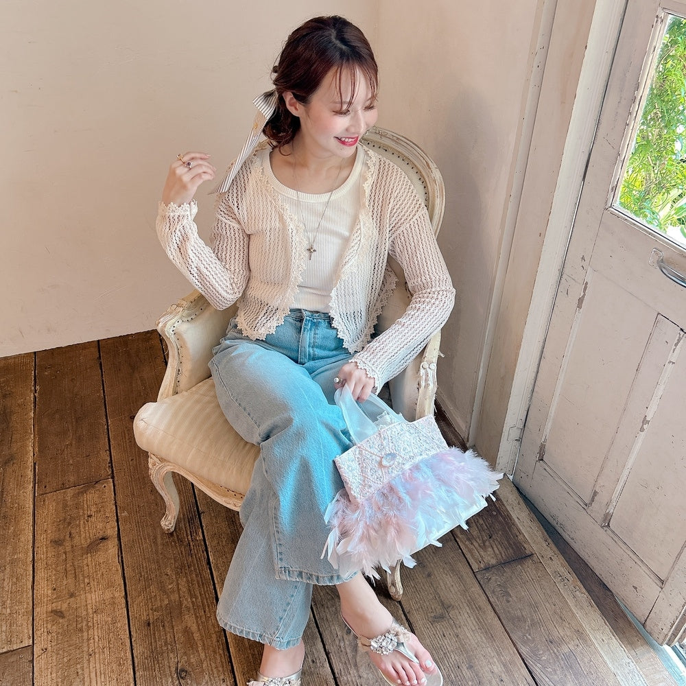 ★Bloomy クロシェットカーディガン