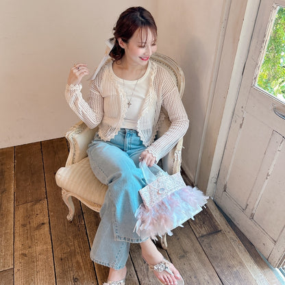 ★Bloomy クロシェットカーディガン