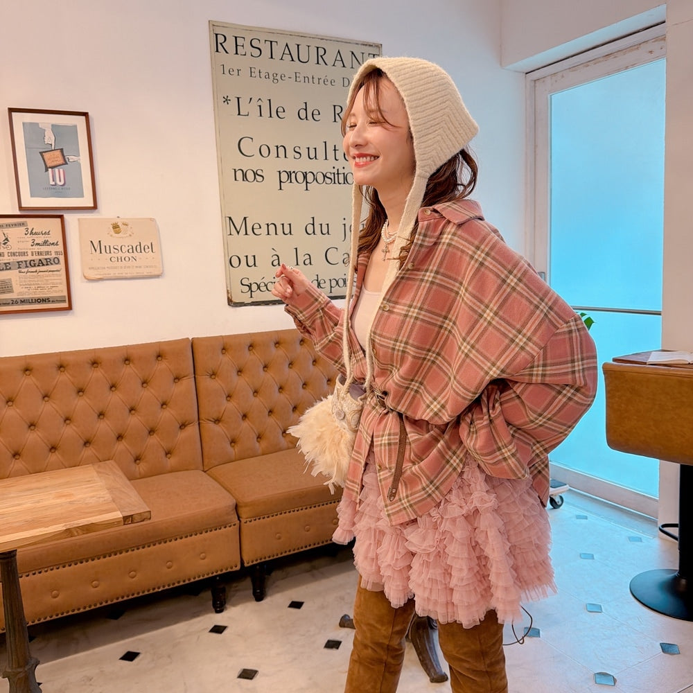 ★Boyfriendネルチェックシャツ