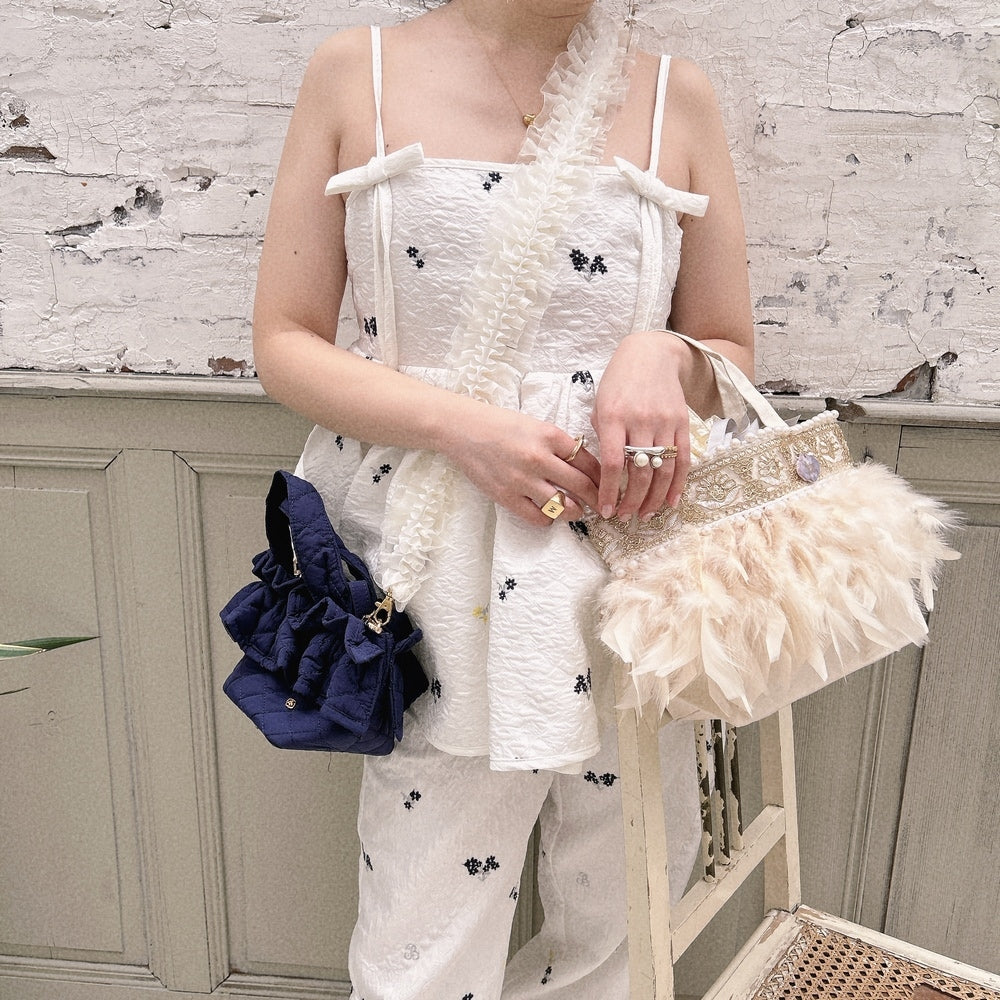 フリルストラップ Odette【太幅】