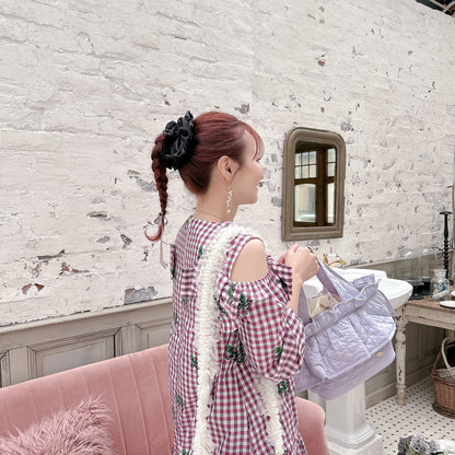 サテンフリルシュシュ Juliette