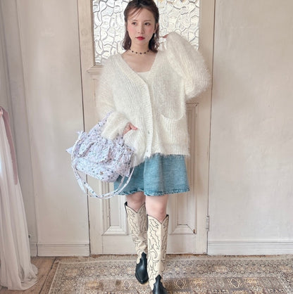 ★Shaggyニットガウン2025