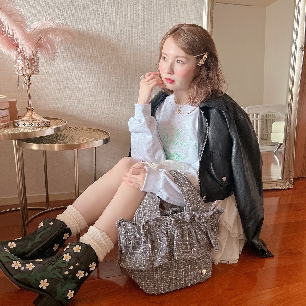 ★Volumeフェイクレザージャケット