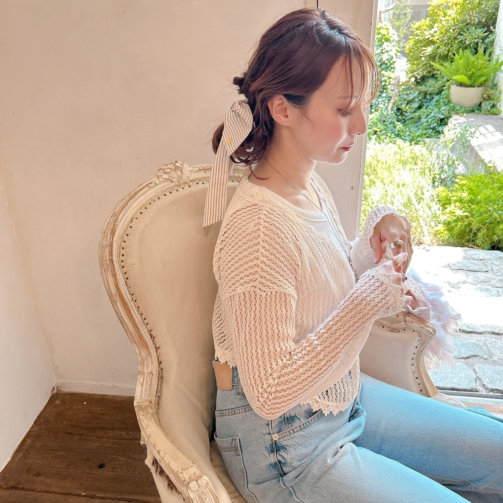 ★Bloomy クロシェットカーディガン