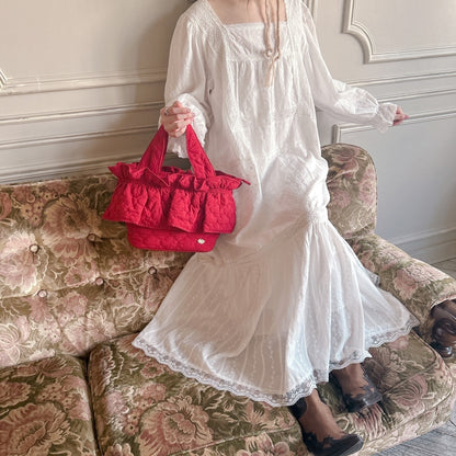 ★コットンレースDollyワンピース