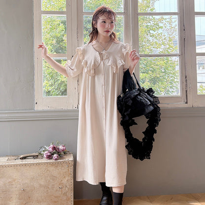 ★Petal Collar シャツドレス