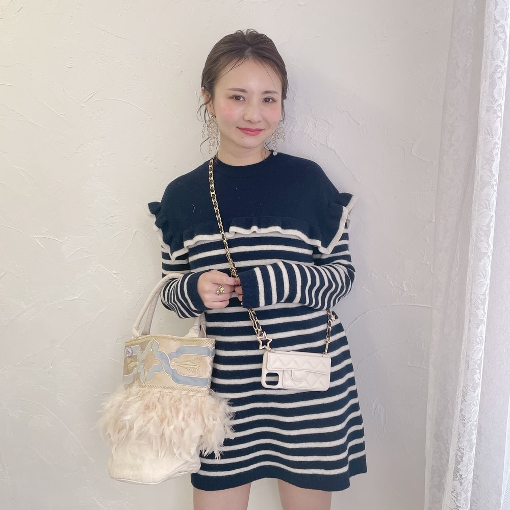 スマホケース Stella Chain アイボリー