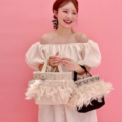 トート Wintry Meghan【アイボリー/グレー】