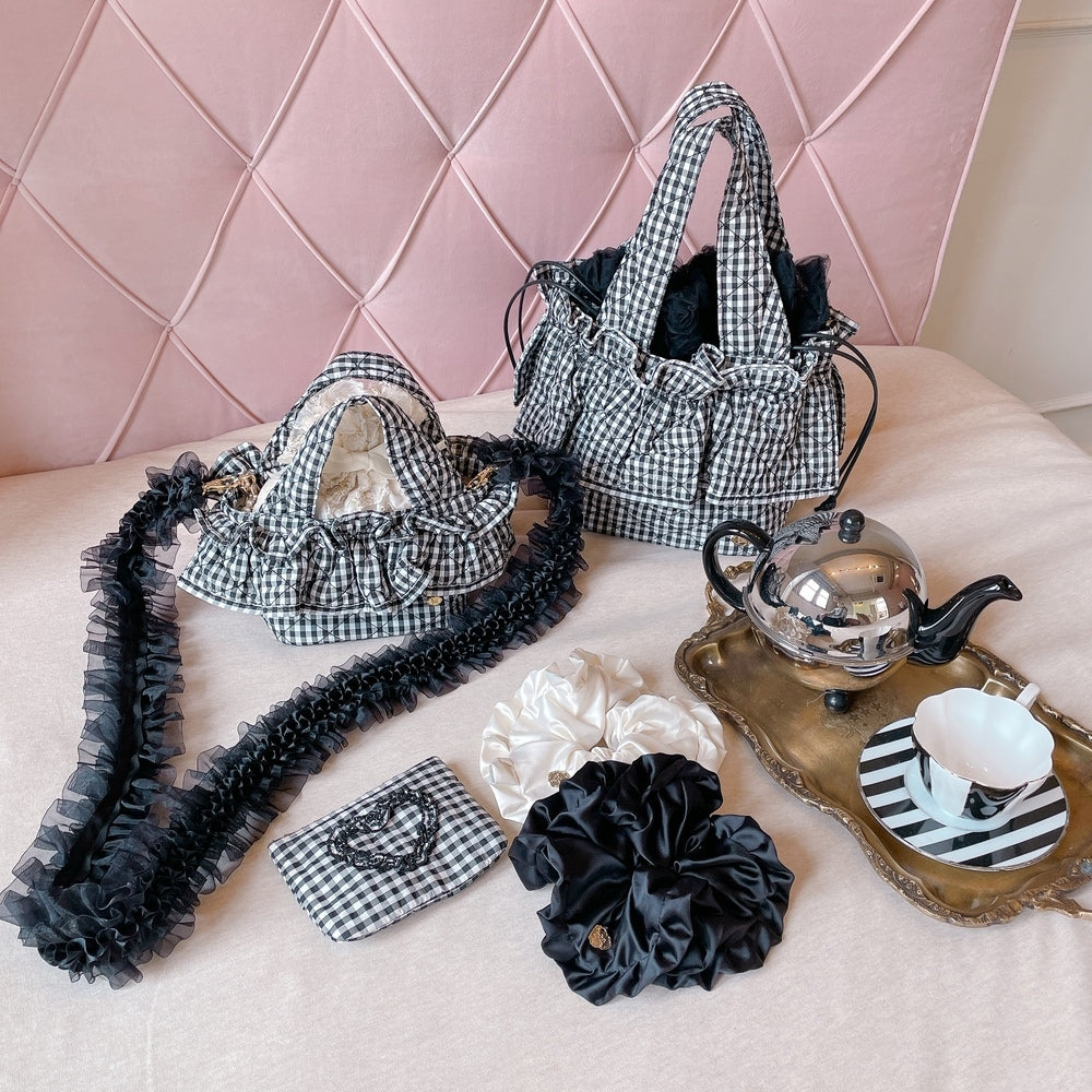 サテンフリルシュシュ Juliette