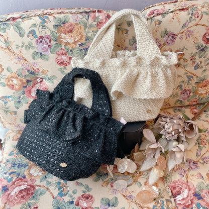 フリルバッグ Tweedy Bebe【アイボリー】1サイズ