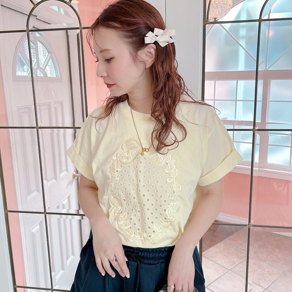 ★リボンEmbroideryTsh