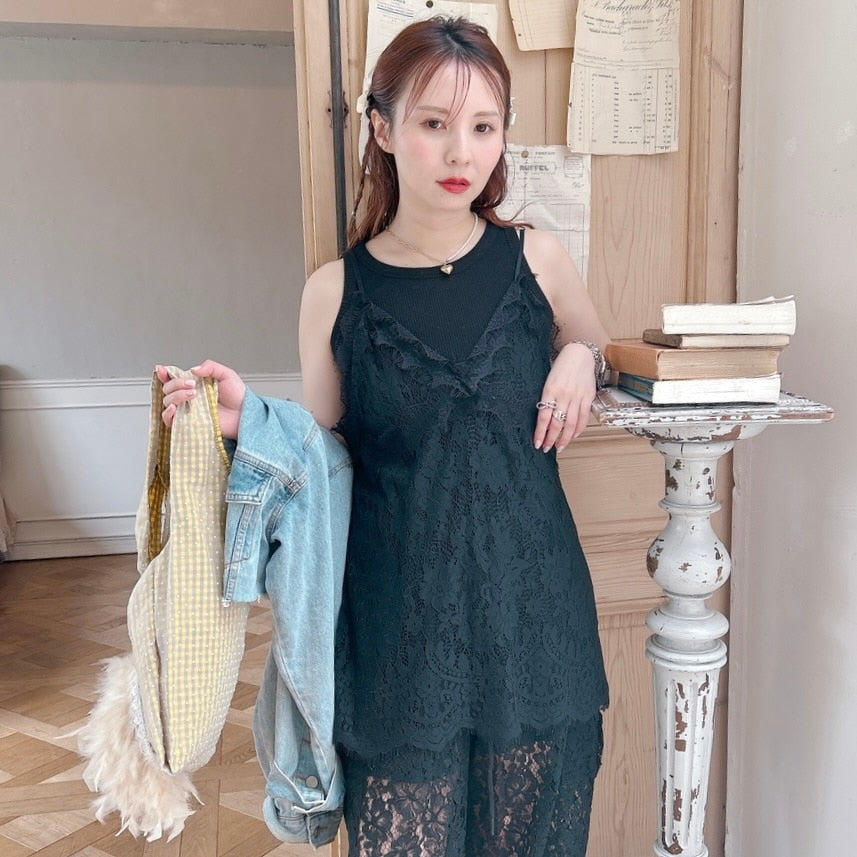 ★Moon Veilレースキャミ