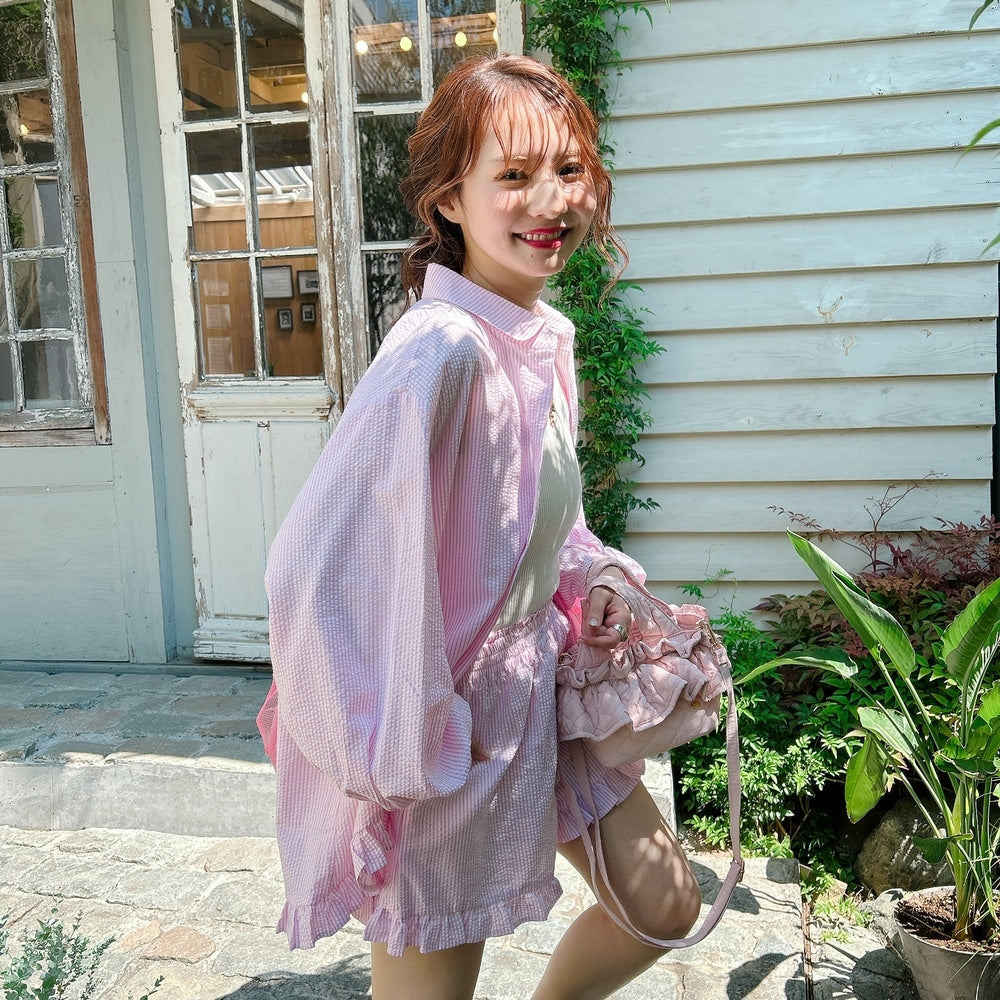 ★Pink Museシャツセットアップ