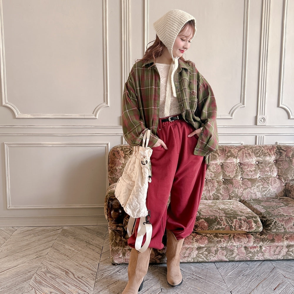 ★Cozy Loungeスウェット【ベルト付き】