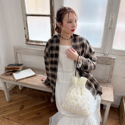 巾着バッグ Shabby Diamond