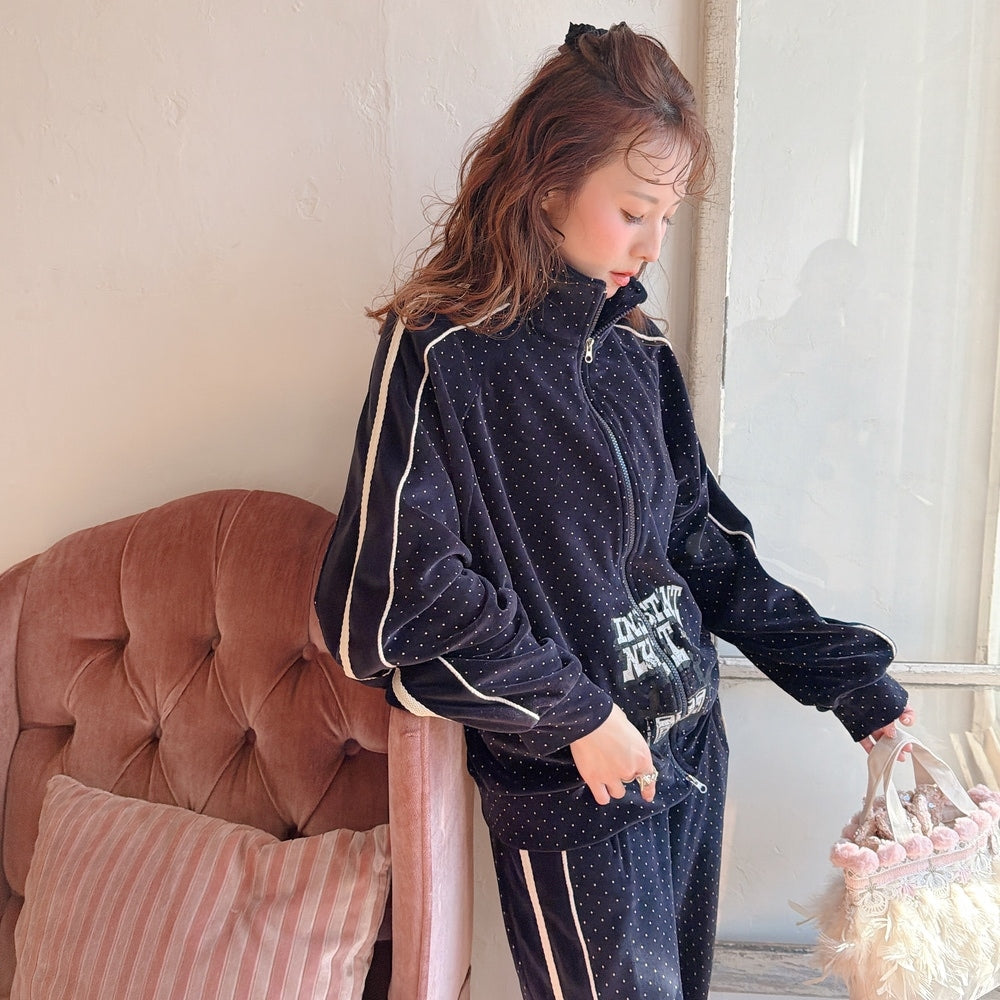 ★Polka Chillベロアジャージ