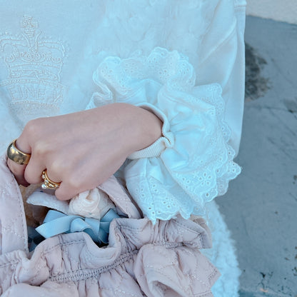 シュシュ Embroidery Lace