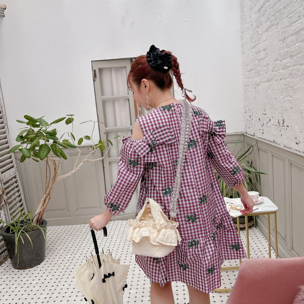 サテンフリルシュシュ Juliette