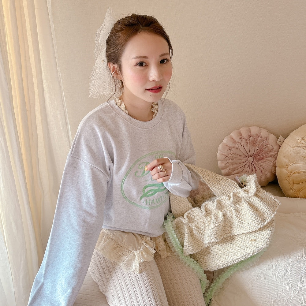 フリルバッグ Tweedy Bebe【アイボリー】1サイズ