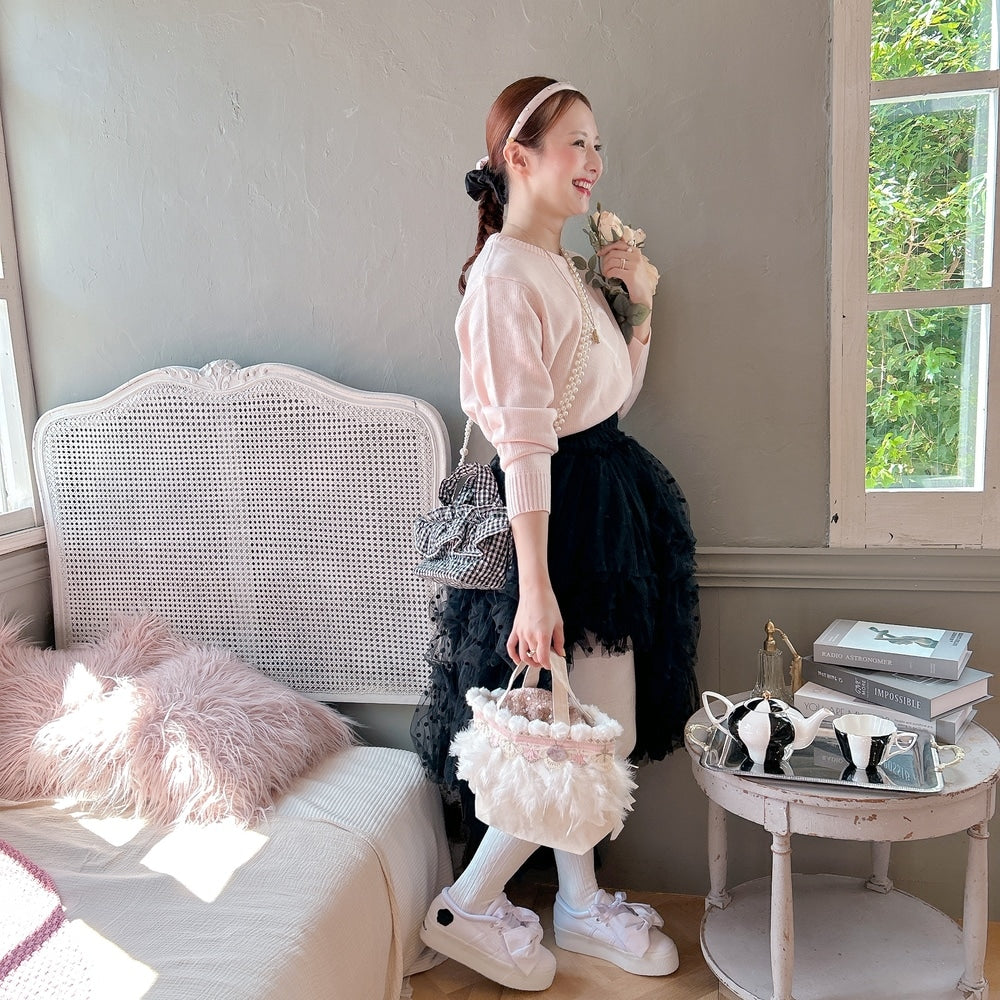 巾着＆トートSET Pom Pom Bunny