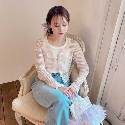 ★Bloomy クロシェットカーディガン