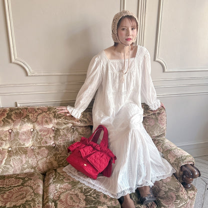 ★コットンレースDollyワンピース