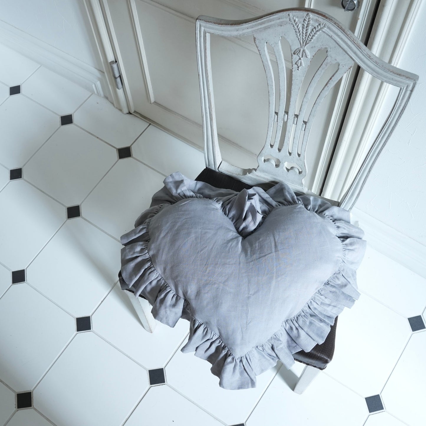 Borgo delle tovaglie ハートクッション