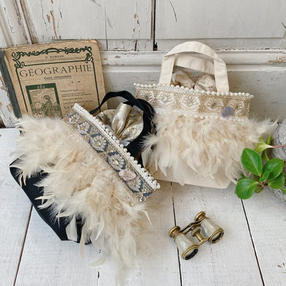 トート Wintry Meghan【アイボリー/グレー】