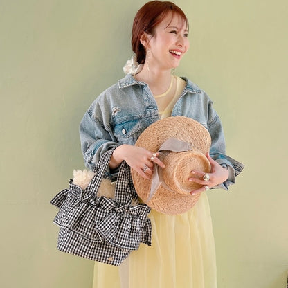 フリルバッグ Quilting Frill Bebe ミニ/レギュラー【ギンガム】