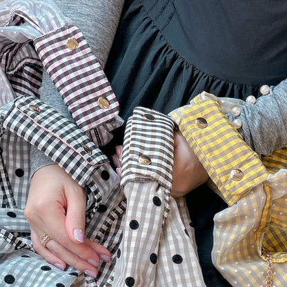 ハンドルカバー Katie【ギンガム】