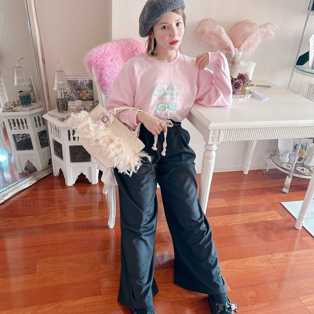 ★Mannishワイドパンツ