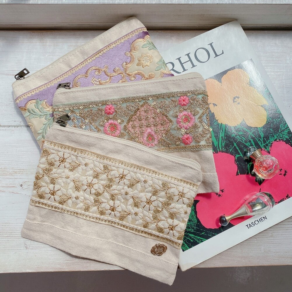 ポーチ Shabby Canvas Pouch