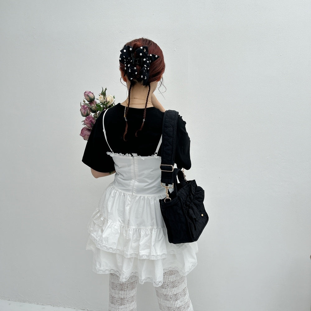 ヘアクリップ Dot Ribbon