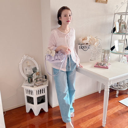 ★Girlyリボンニット