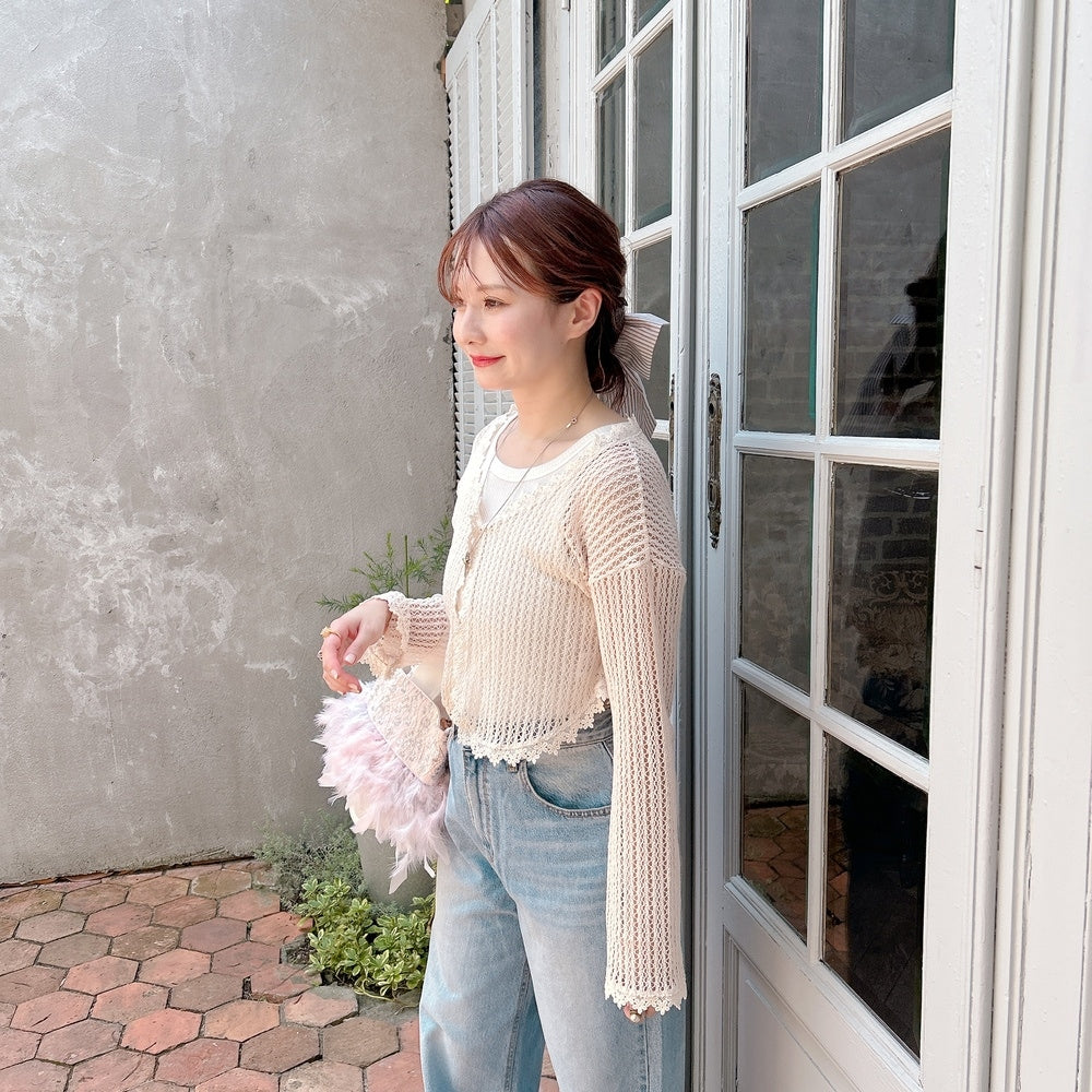 ★Bloomy クロシェットカーディガン