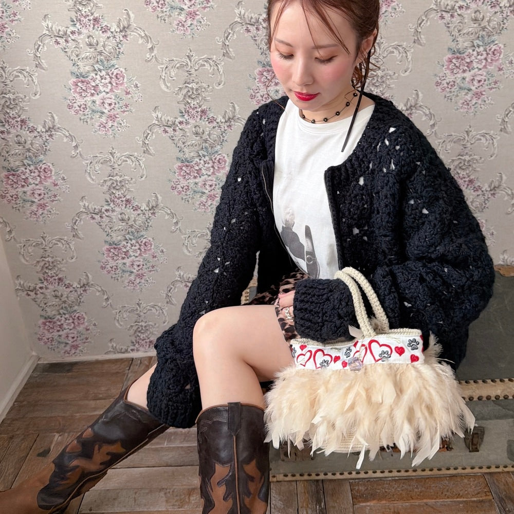 ★Clochetニットブルゾン