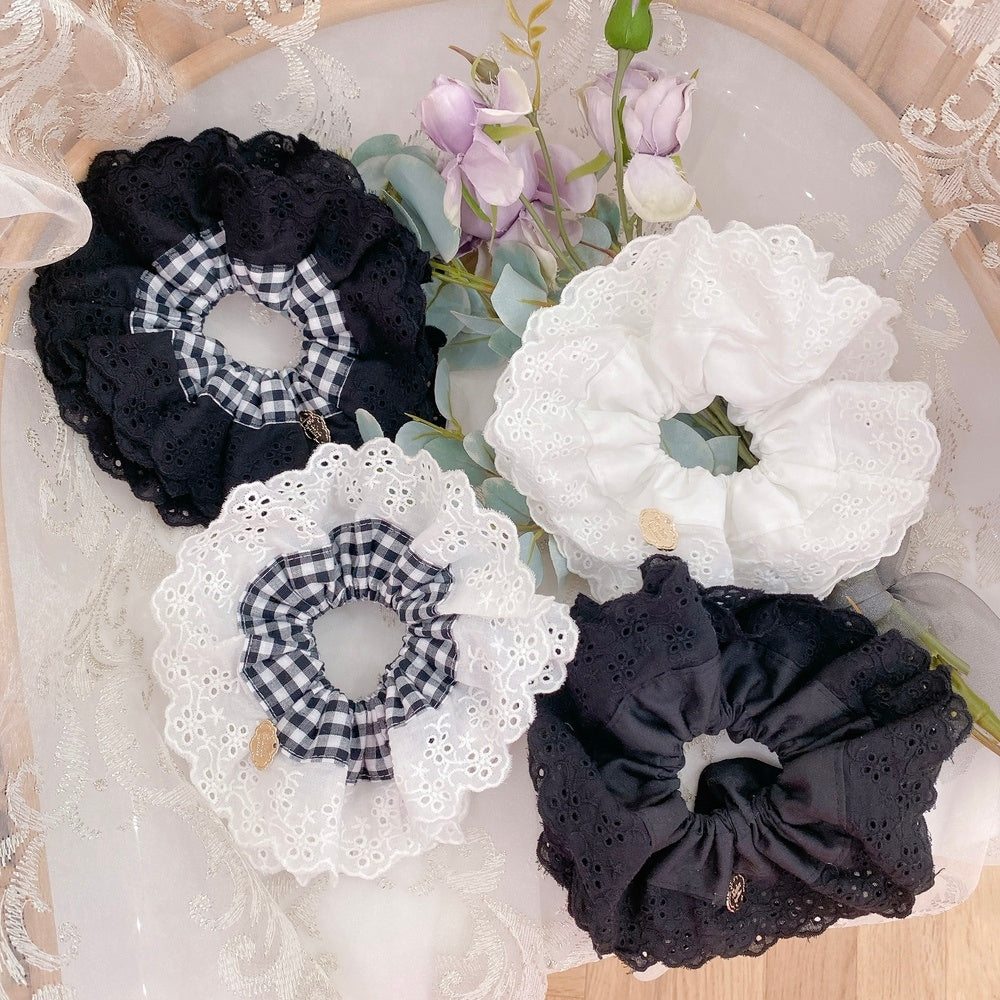 シュシュ Embroidery Lace