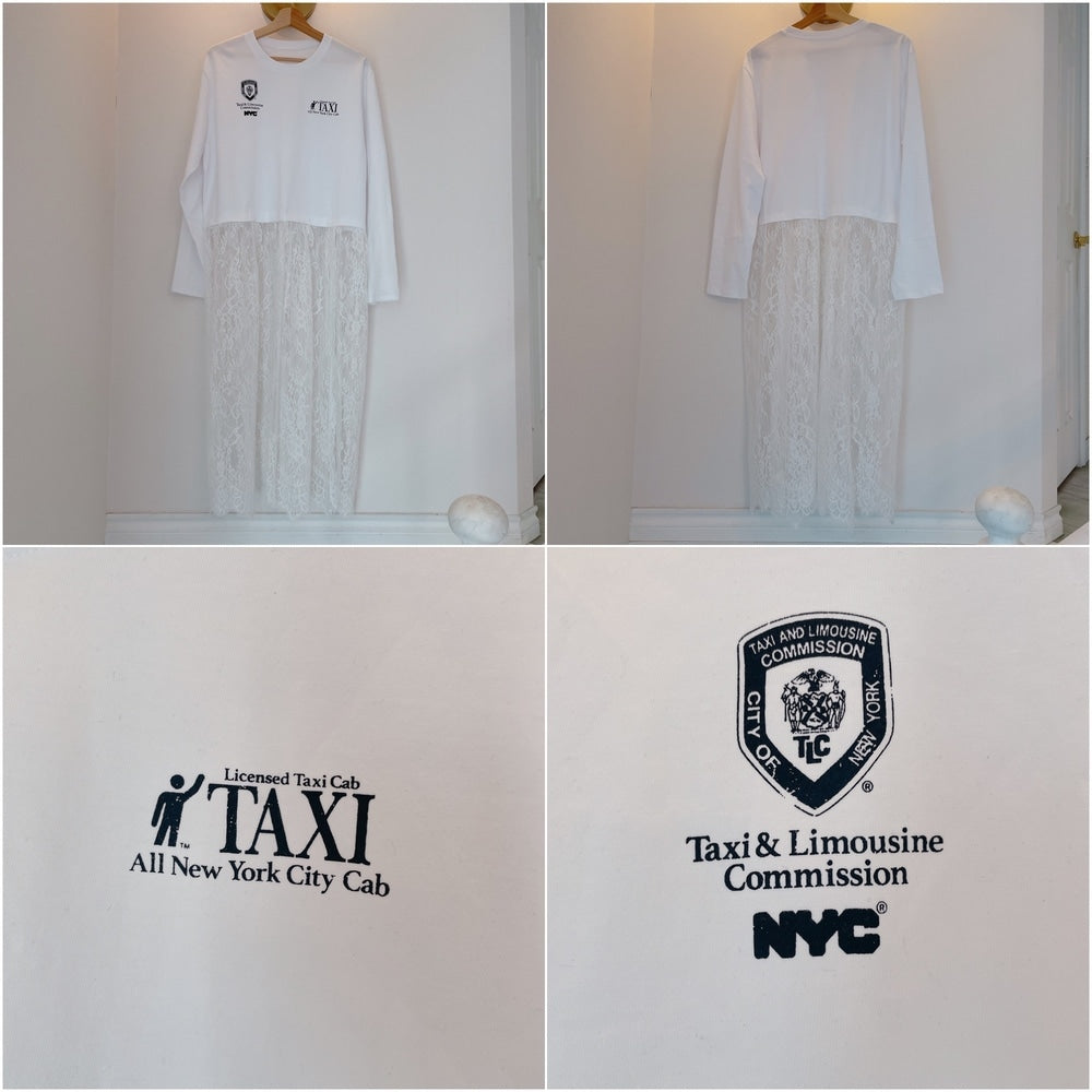 ★SheerレースロンTワンピ