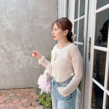 ★Bloomy クロシェットカーディガン