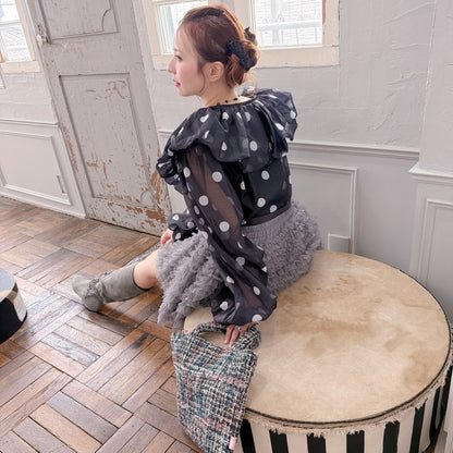 ★Polka Puffブラウス