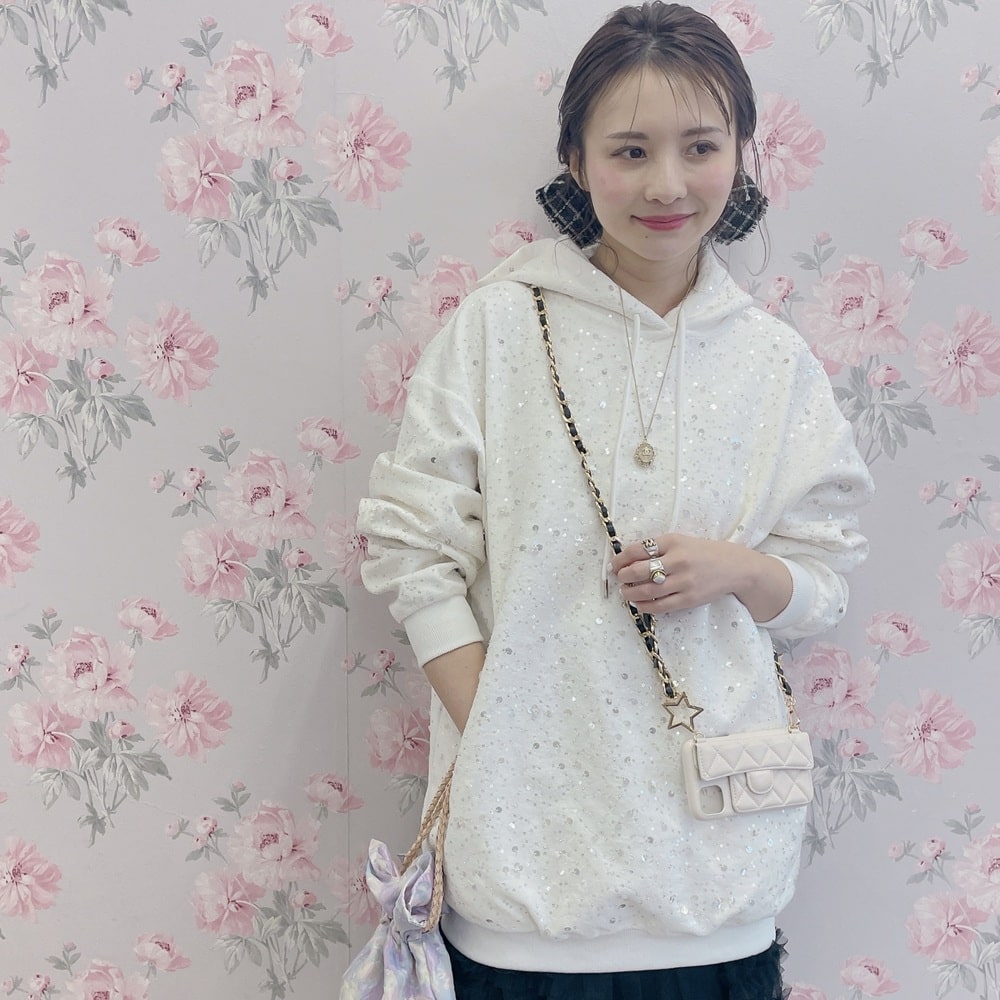 スマホケース Stella Chain アイボリー