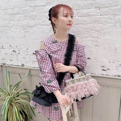 フリルストラップ Odette【太幅】