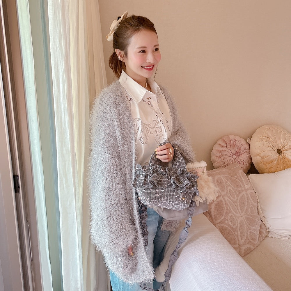 ★Croppedレースシャツ