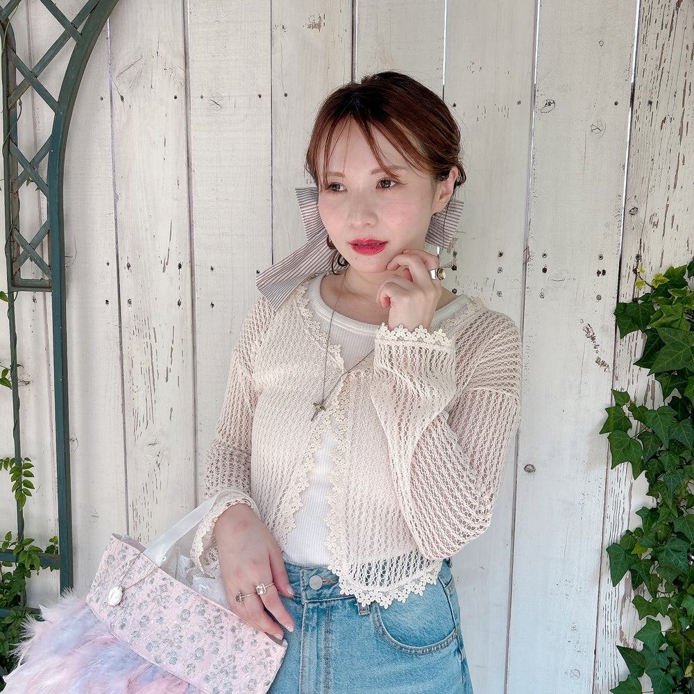 ★Bloomy クロシェットカーディガン