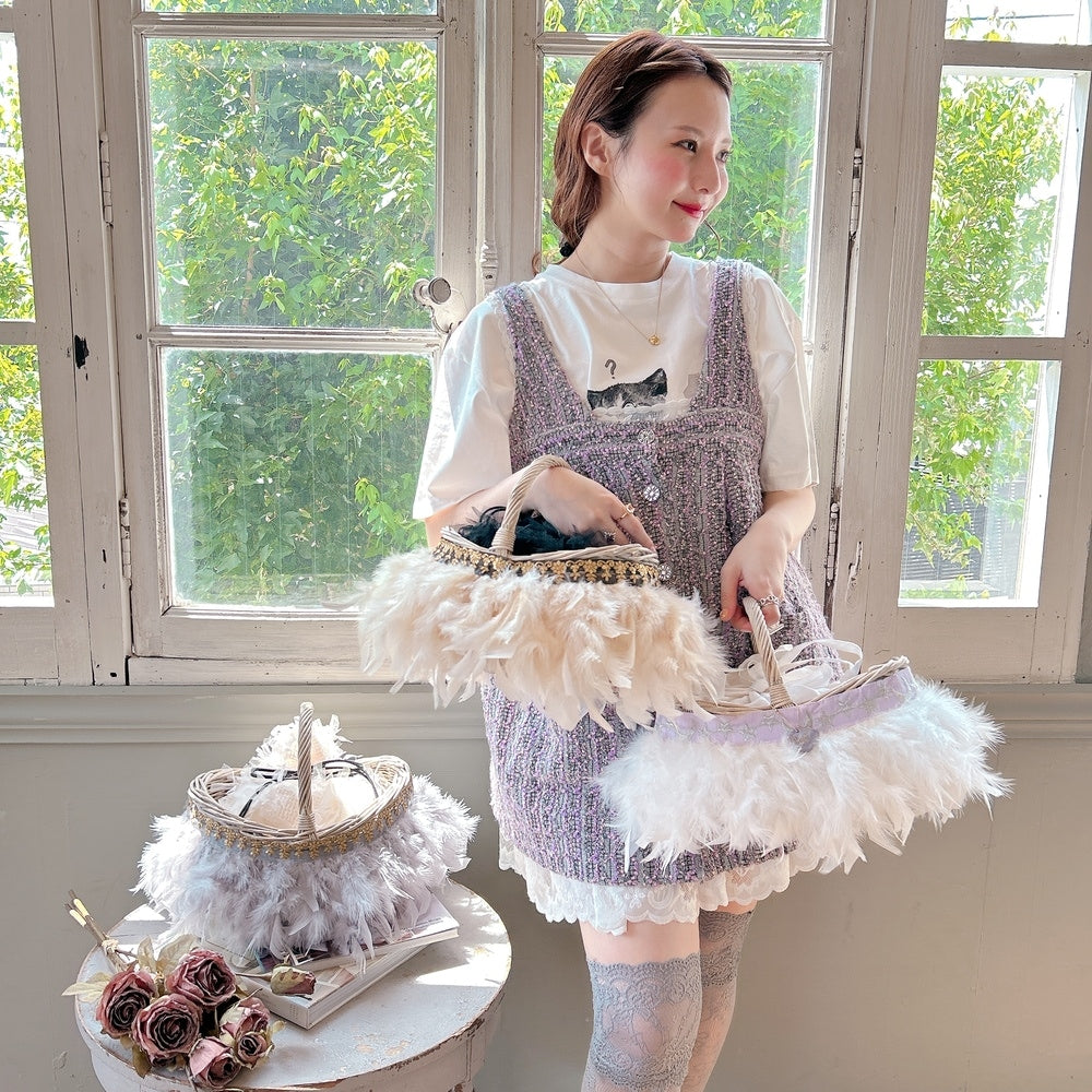 かご&巾着SET Moon Whisper Rattan