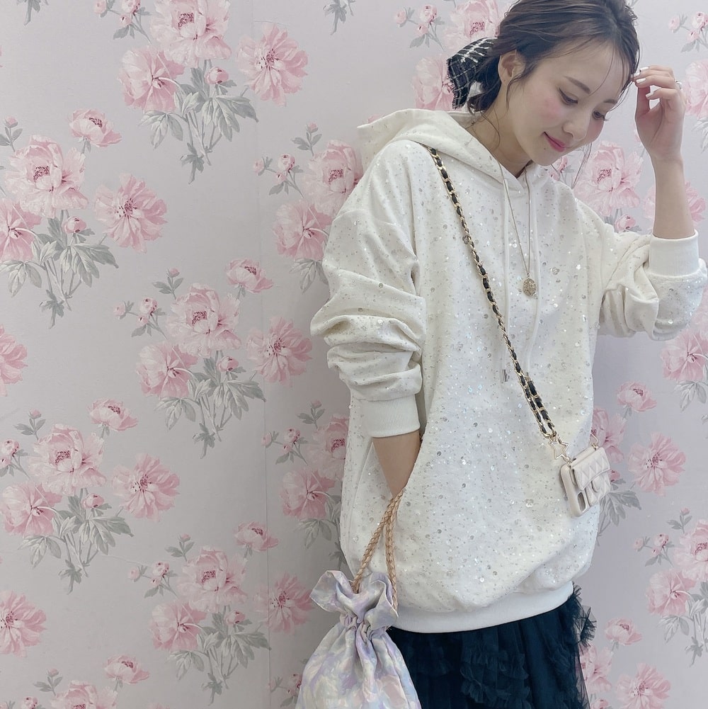 スマホケース Stella Chain アイボリー