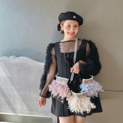 ミニサコッシュ Wintry Meghan ブラック