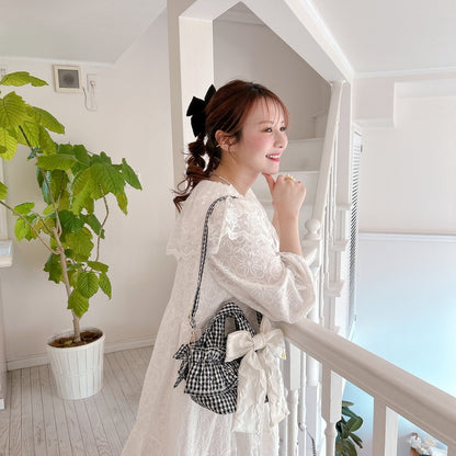 バレッタ Marshmallow Ribbon