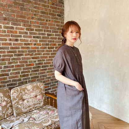 ★Noble Laceリネンワンピース